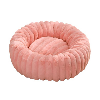 Kattenmand rond pluche design met stevige randen | Cattie