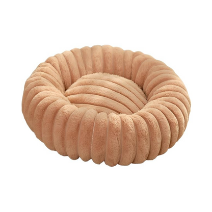 Kattenmand rond pluche design met stevige randen | Cattie