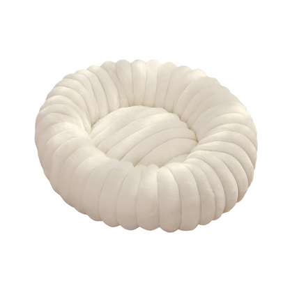 Kattenmand rond pluche design met stevige randen | Cattie