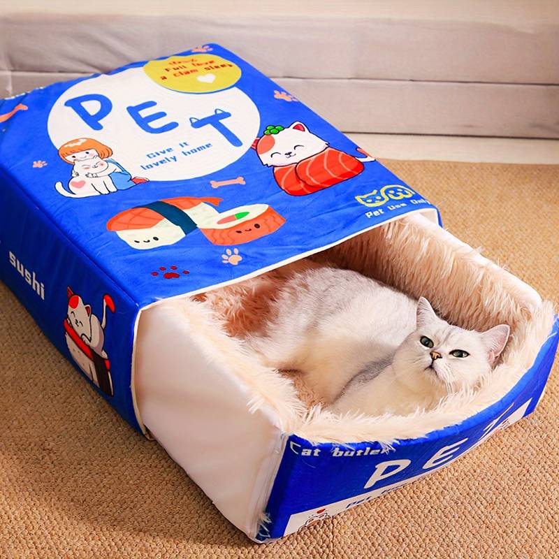 Liesje kattenbed | Comfortabel bed voor katten van pluche