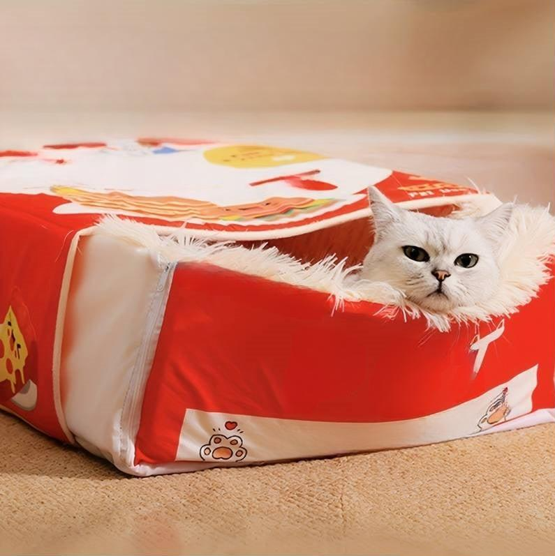 Liesje kattenbed | Comfortabel bed voor katten van pluche