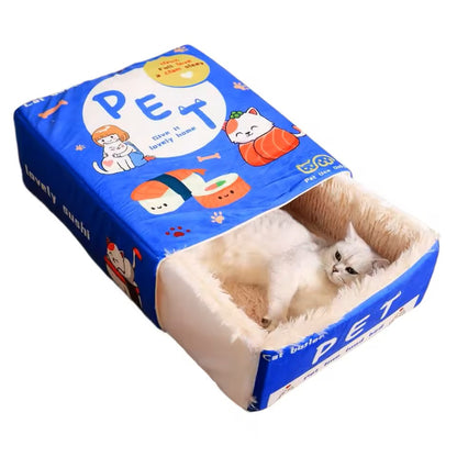 Liesje kattenbed | Comfortabel bed voor katten van pluche