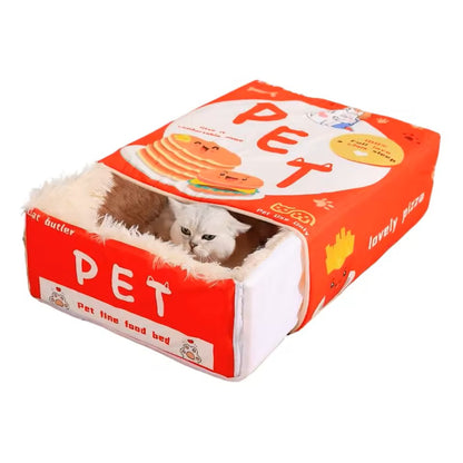 Liesje kattenbed | Comfortabel bed voor katten van pluche