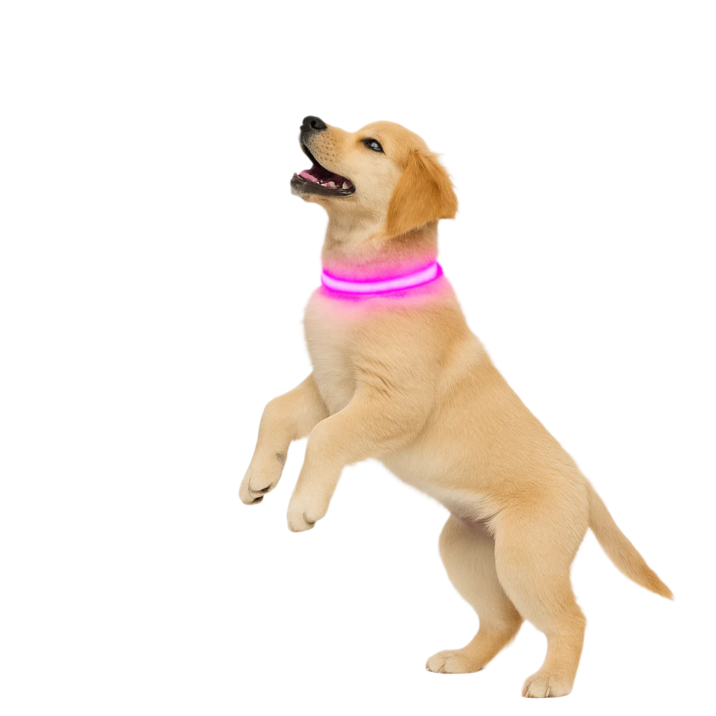 Miro | LED Hondenhalsband Voor Avondwandelingen
