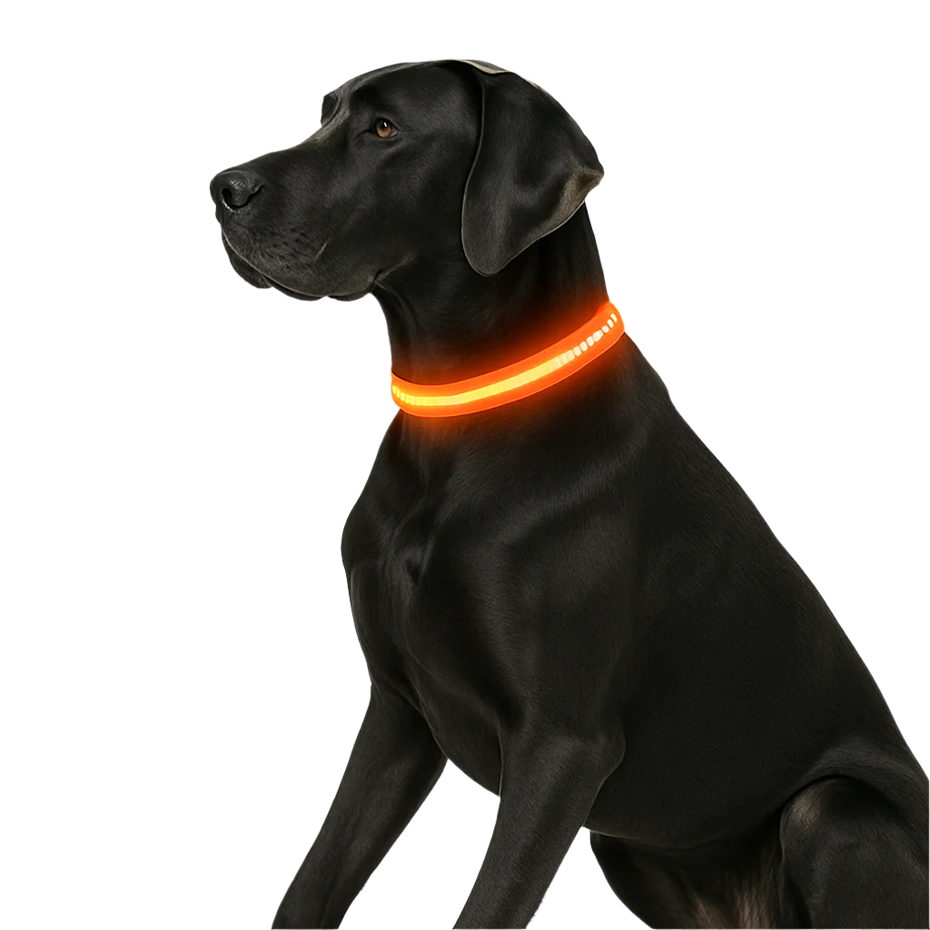 Miro | LED Hondenhalsband Voor Avondwandelingen
