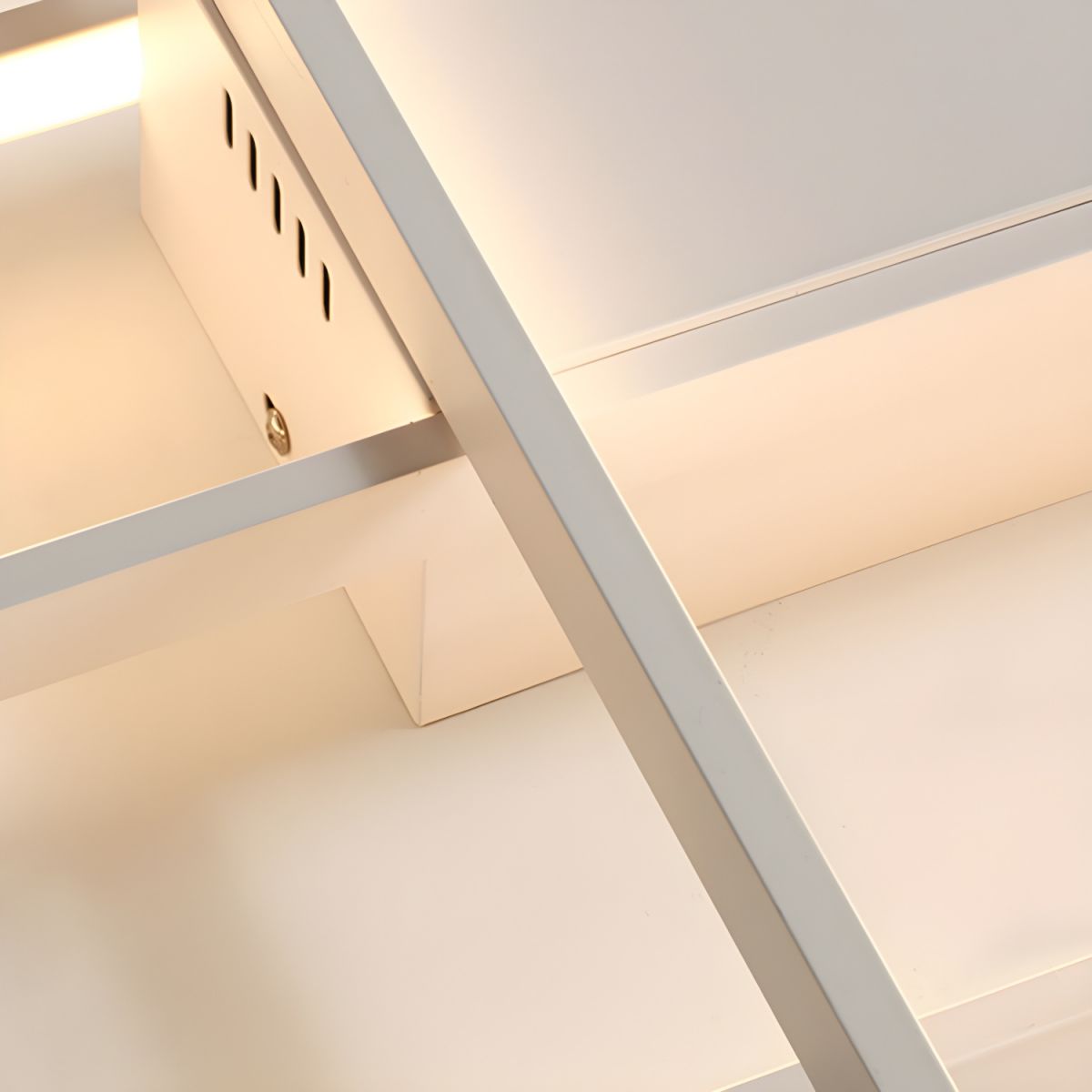 Plafondlamp Met LED Acryl Modern Half-Inbouw | Rivaro