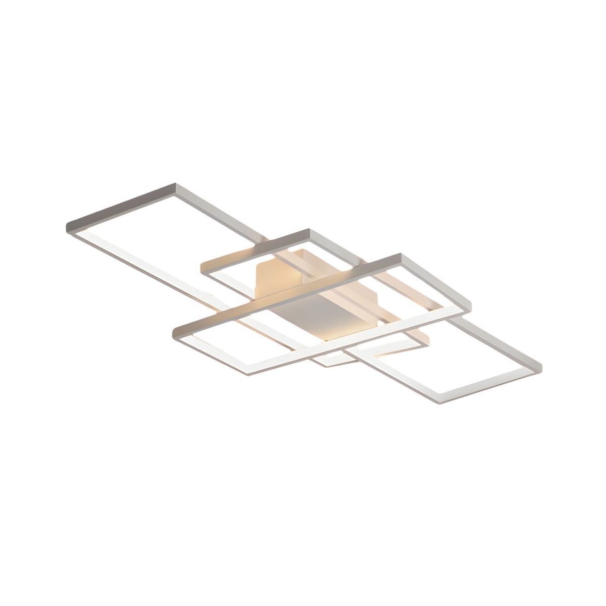 Plafondlamp Met LED Acryl Modern Half-Inbouw | Rivaro