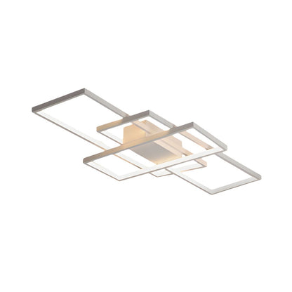 Plafondlamp Met LED Acryl Modern Half-Inbouw | Rivaro