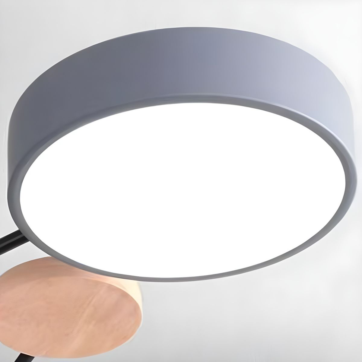 Plafondlamp Met LED Half Inbouw Modern Woonkamer | Macora