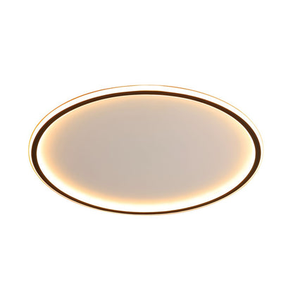 Plafondlamp Scandinavisch Met LED Dimbaar Vlakke Montage | Zeyric