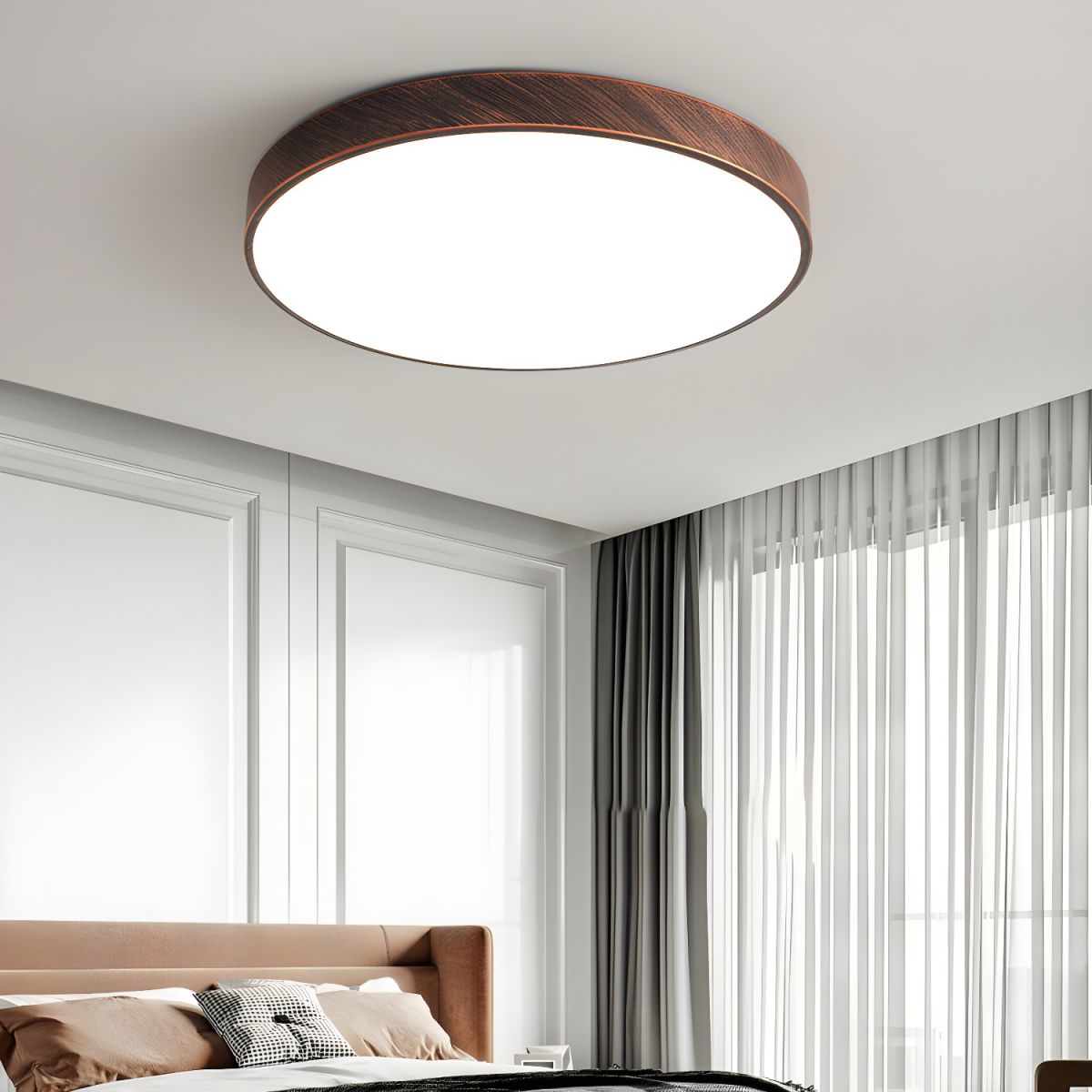 Plafondlamp led flush mount metaal in moderne stijl | Arcira