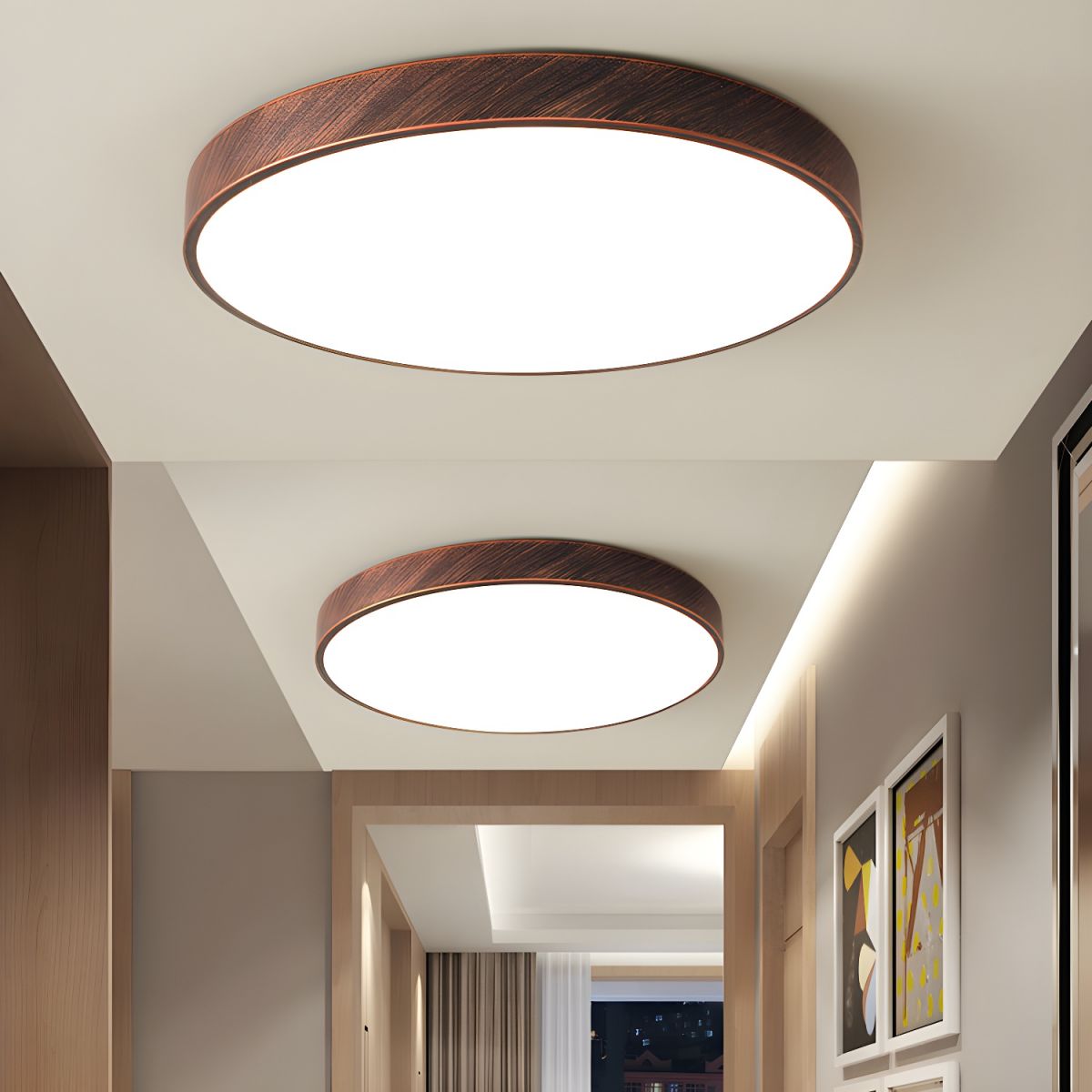 Plafondlamp led flush mount metaal in moderne stijl | Arcira