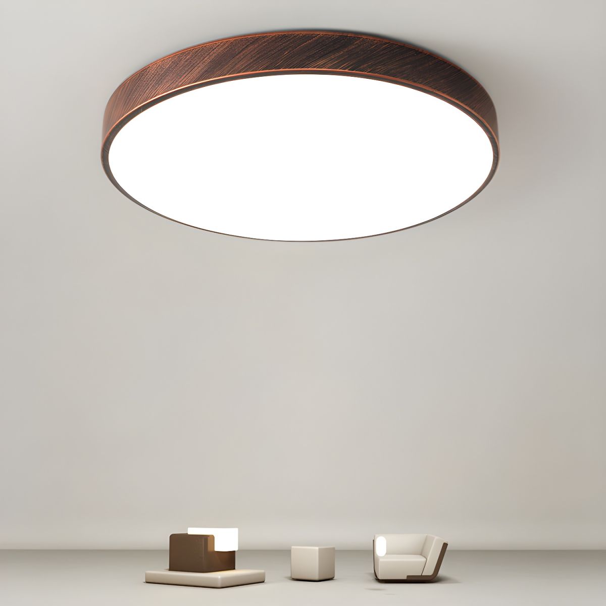 Plafondlamp led flush mount metaal in moderne stijl | Arcira