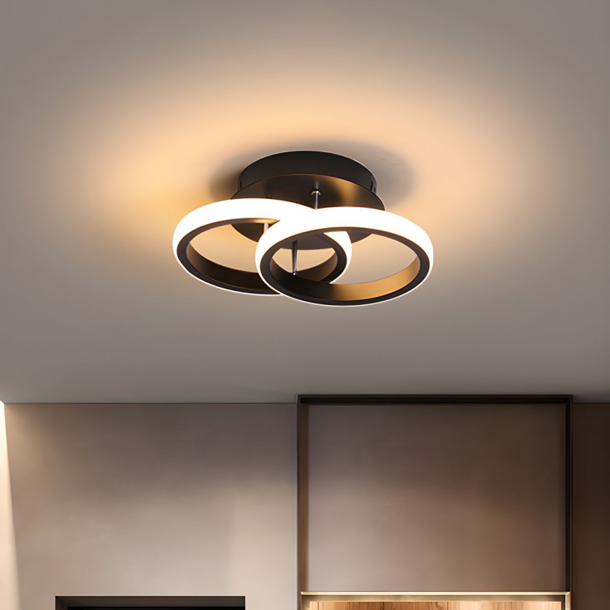 Plafondlamp met LED Rond Modern Metaal | Verano