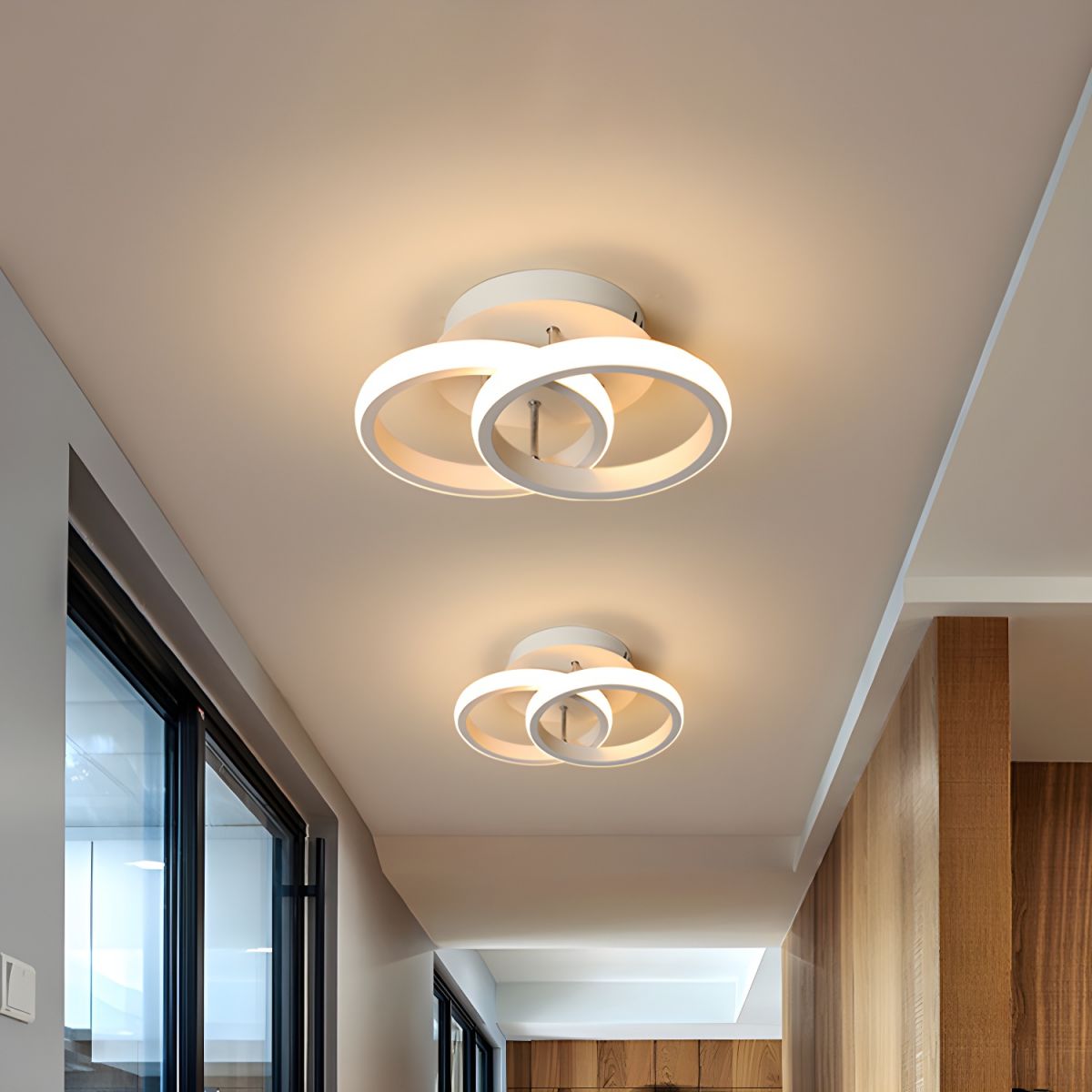 Plafondlamp met LED Rond Modern Metaal | Verano