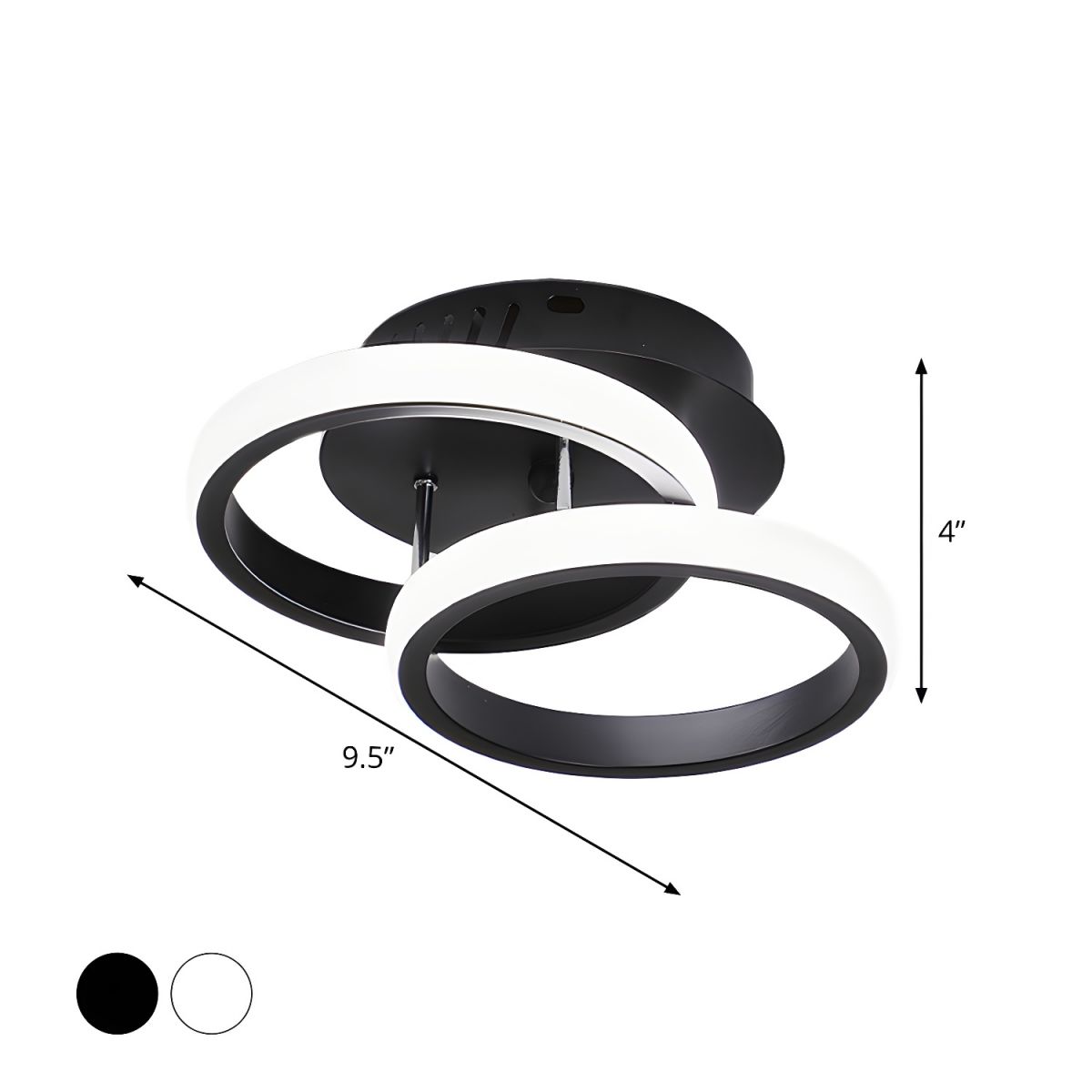 Plafondlamp met LED Rond Modern Metaal | Verano