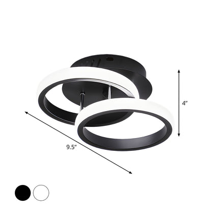 Plafondlamp met LED Rond Modern Metaal | Verano