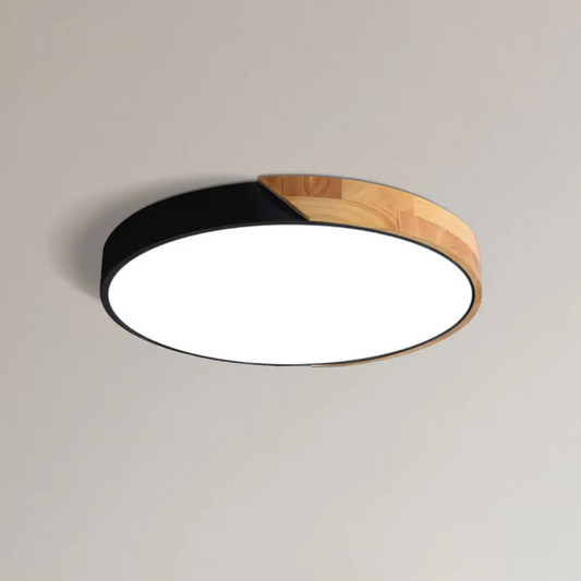 Plafondlamp met LED Scandinavisch Houten Design | Norvian