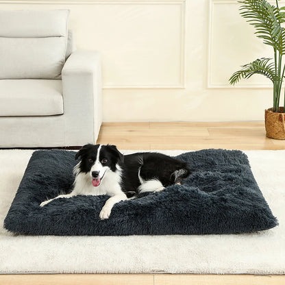 Pluche hondenbed met antislip en opvouwbaar ontwerp | Pawzora