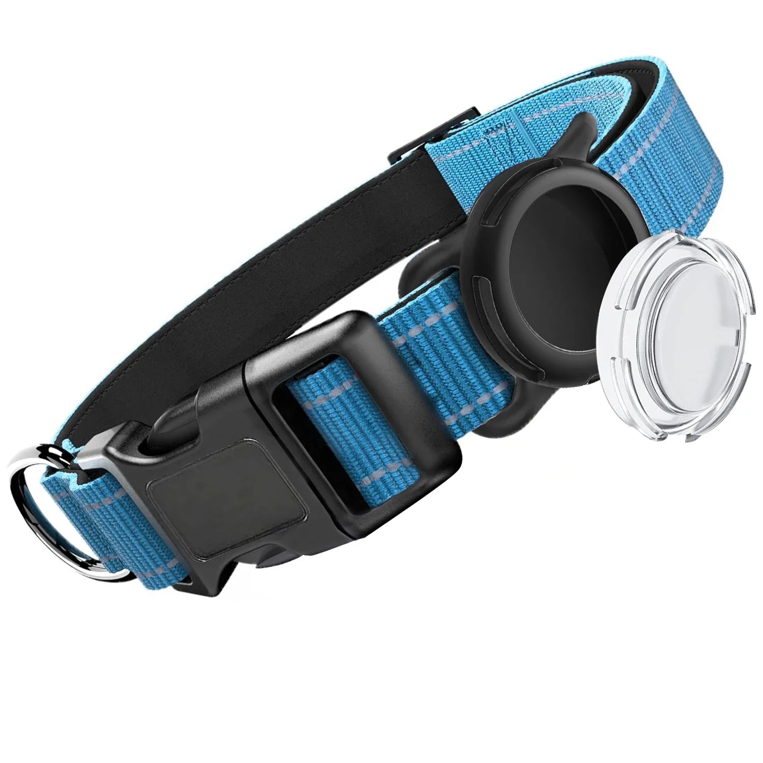 Reflecterende halsband met geïntegreerde AirTag houder | Altorra