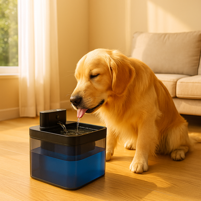 Slimme draadloze drinkfontein 2.2L met sensor voor huisdieren | Hydrali