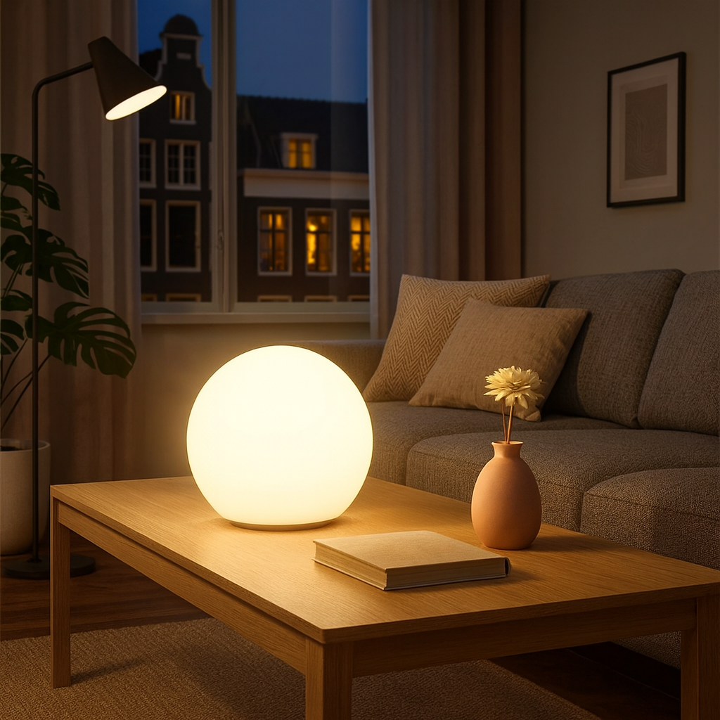 Tafellamp Draadloze LED Bol Sfeerverlichting Oplaadbaar | Zenari
