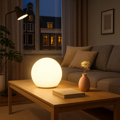 Tafellamp Draadloze LED Bol Sfeerverlichting Oplaadbaar | Zenari