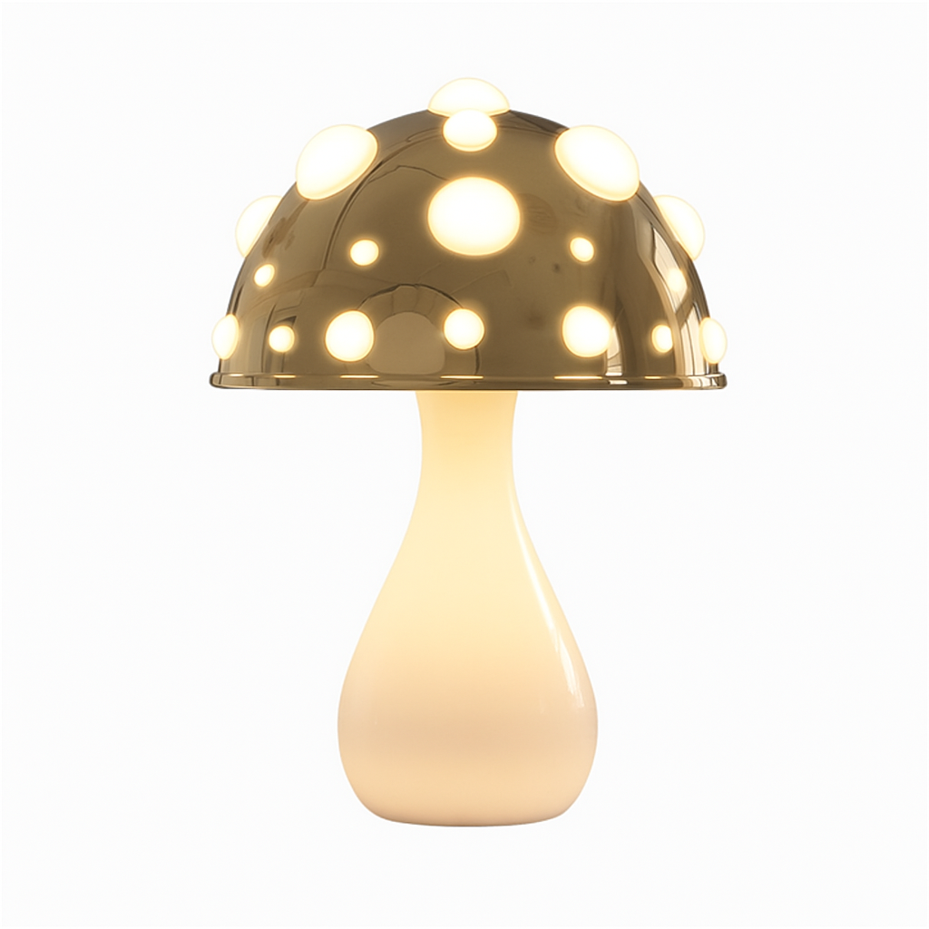 Tafellamp LED Paddenstoelontwerp met Warm Wit Licht | Liora