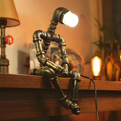 Tafellamp in Antiek Brons Industriele Stijl | Rovant