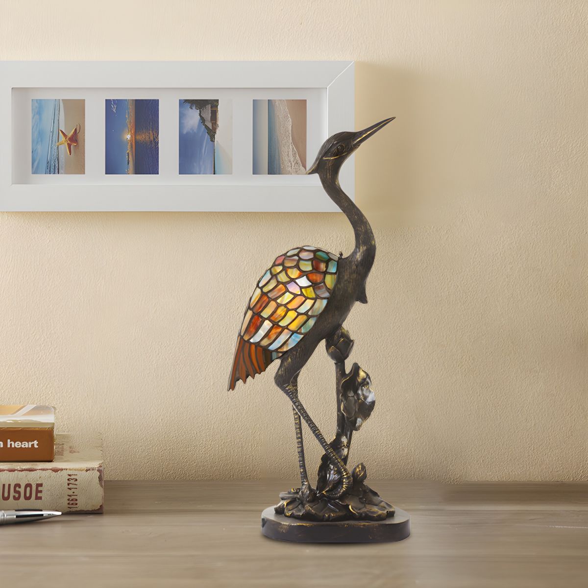 Tafellamp met Glas in Lood Tiffany Stijl | Trivor