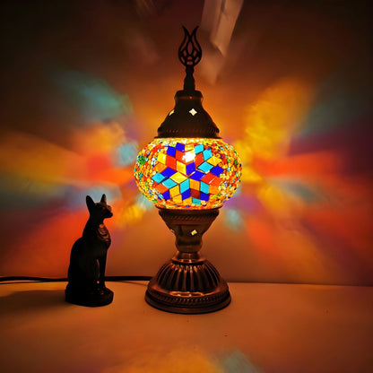 Tafellamp met Glasmozaiek in Oosterse Stijl | Morvani