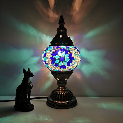 Tafellamp met Glasmozaiek in Oosterse Stijl | Morvani