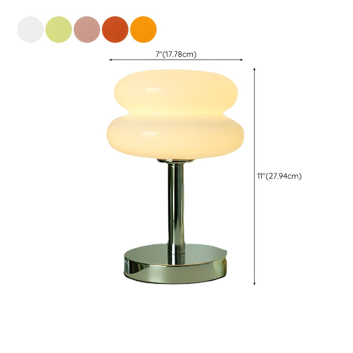 Tafellamp met Glazen Koepel Moderne Scandinavische Stijl | Olvera