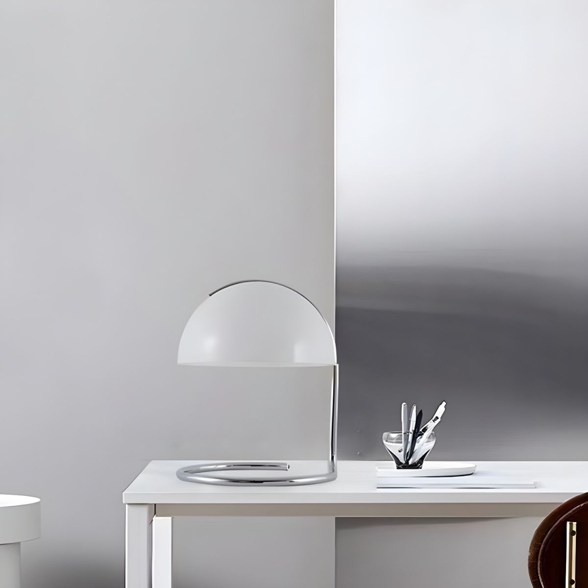 Tafellamp met Glazen Koepel Nordic Moderne Stijl | Orvani