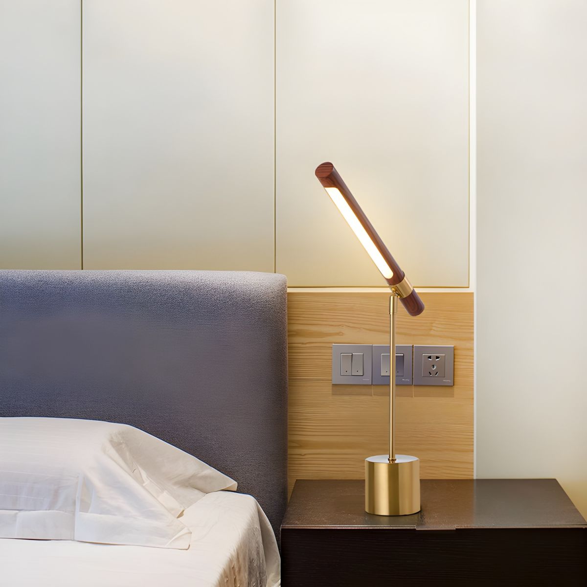 Tafellamp met Gouden Afwerking Moderne LED | Velory