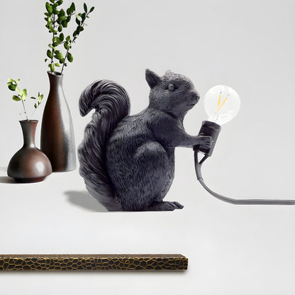 Tafellamp met Hars Eekhoorn Scandinavische Art Deco Stijl | Orvilo