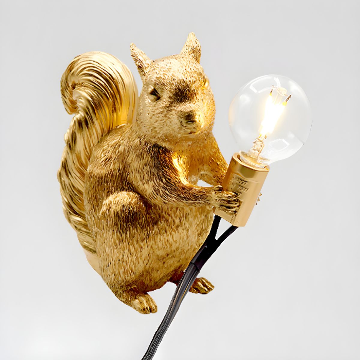 Tafellamp met Hars Eekhoorn Scandinavische Art Deco Stijl | Orvilo