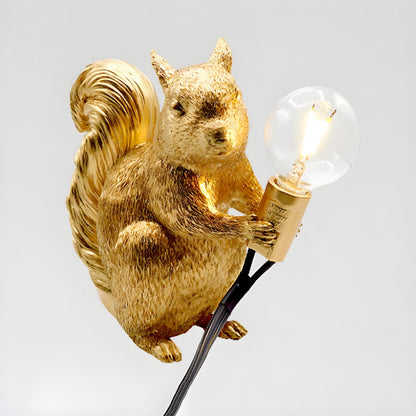 Tafellamp met Hars Eekhoorn Scandinavische Art Deco Stijl | Orvilo