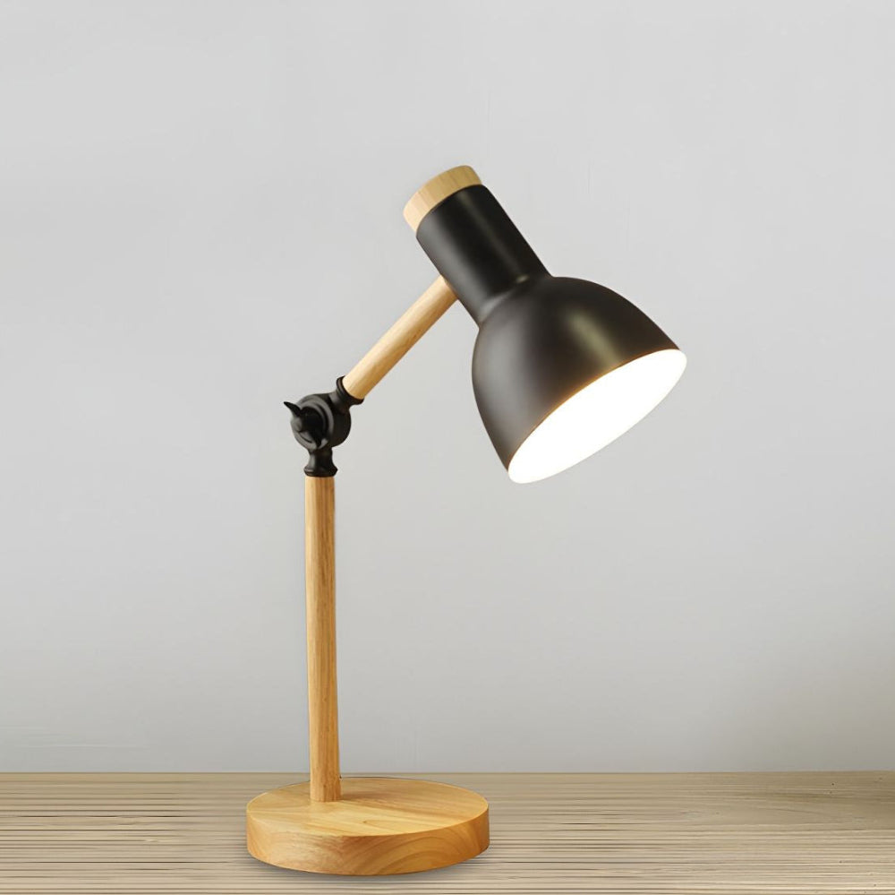 Tafellamp met Houten Arm Scandinavische Macaron Stijl | Loriva