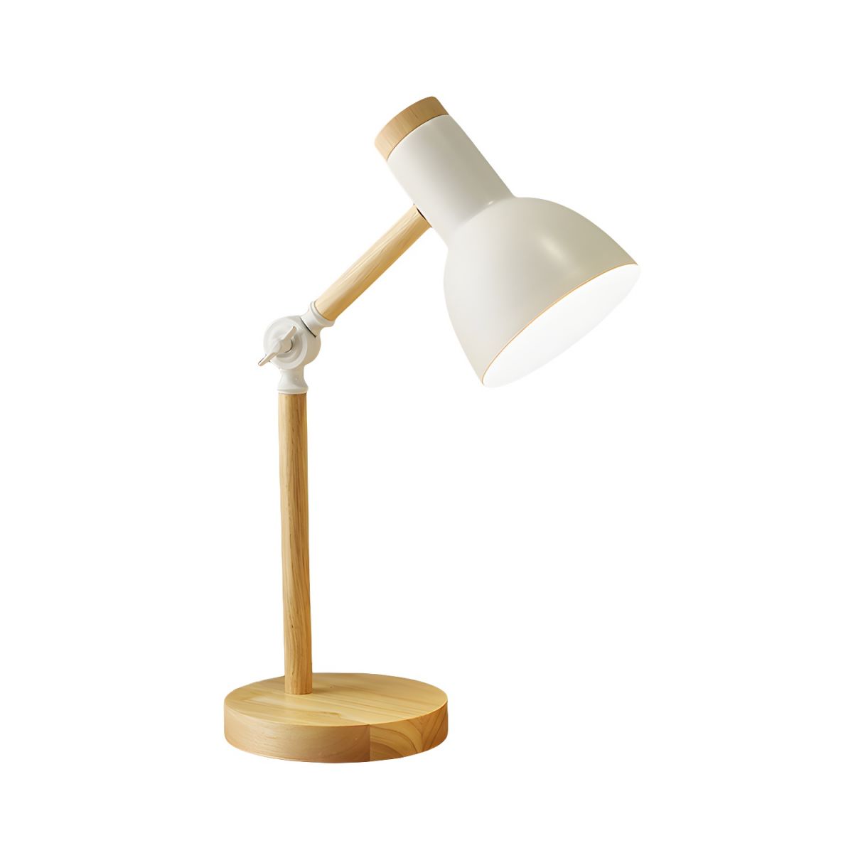 Tafellamp met Houten Arm Scandinavische Macaron Stijl | Loriva