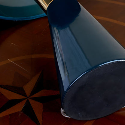 Tafellamp met Keramische Voet en Moderne Kegelkap | Averro