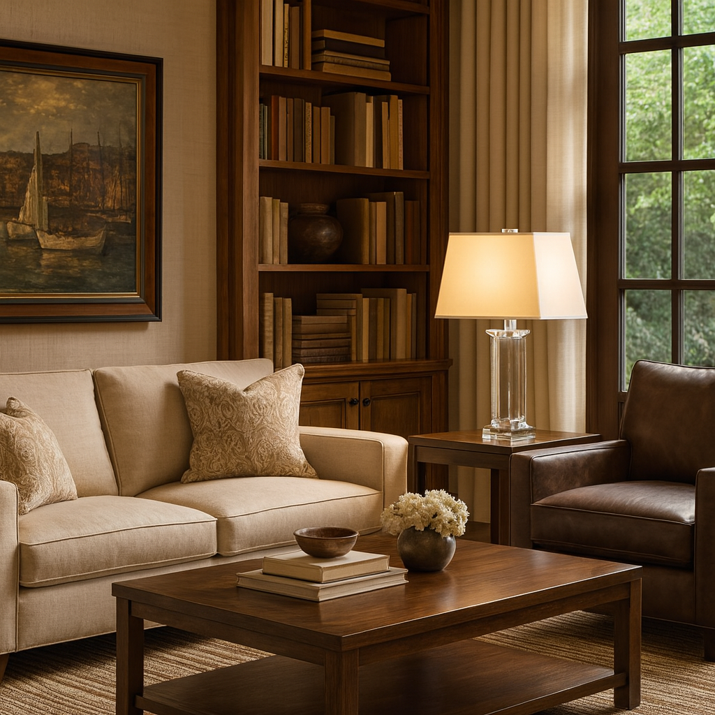 Tafellamp met Kristallen Voet en Moderne Witte Kap | Selvian