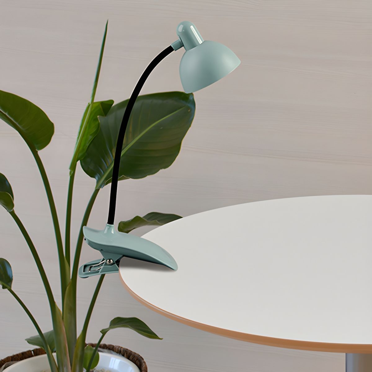 Tafellamp met LED Flexibele Zwanenhals Modern Design | Orenia