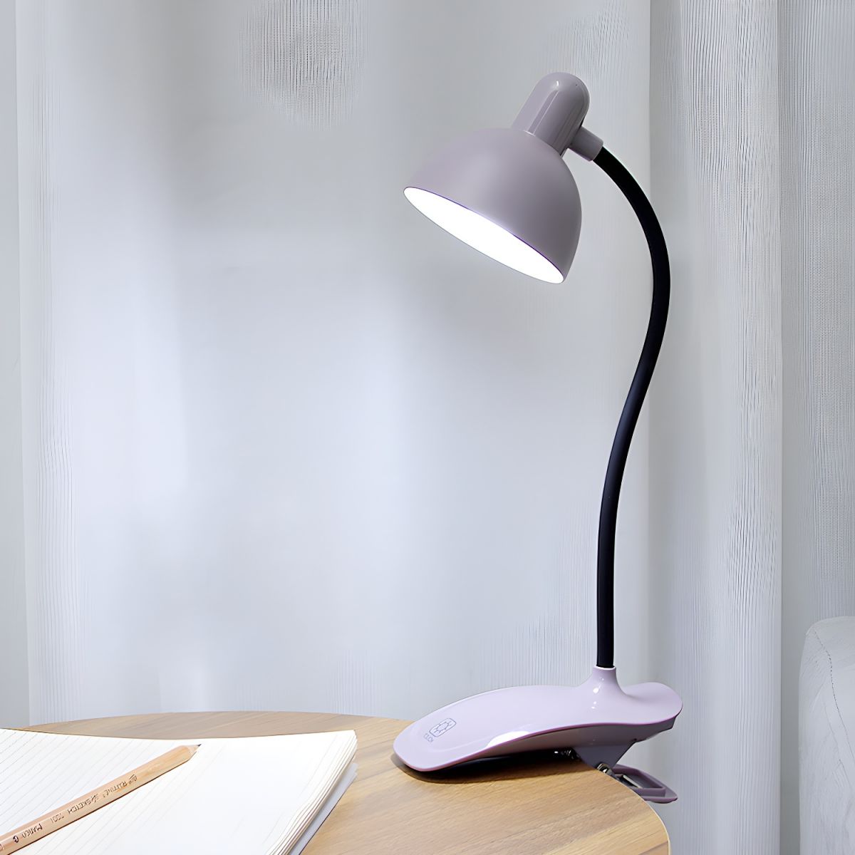 Tafellamp met LED Flexibele Zwanenhals Modern Design | Orenia