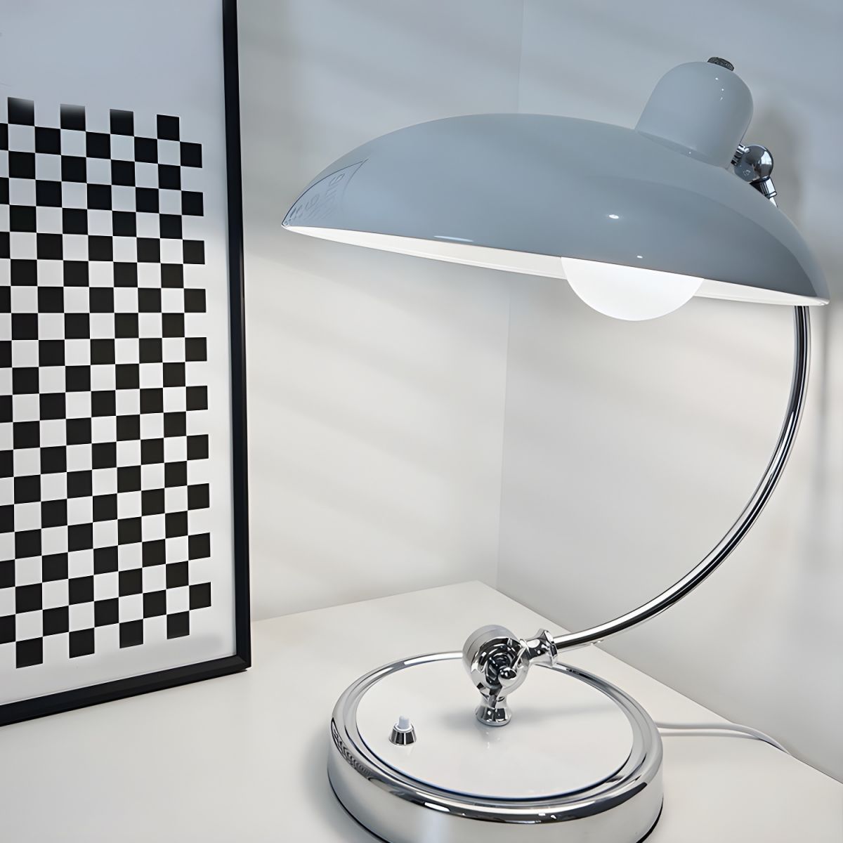 Tafellamp met Metalen Kap Vintage Design | Rovira