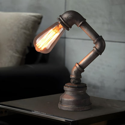 Tafellamp met Open Gloeilamp Industrieel Brons | Brivano