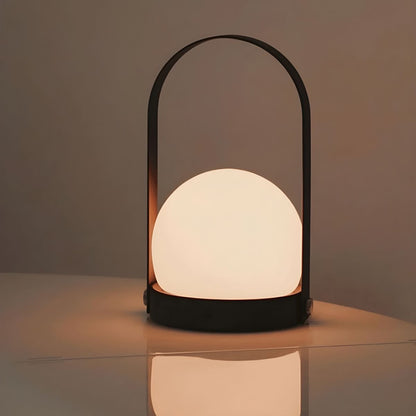 Tafellamp met Oplaadbare LED Glazen Bol Moderne Stijl | Oryvia