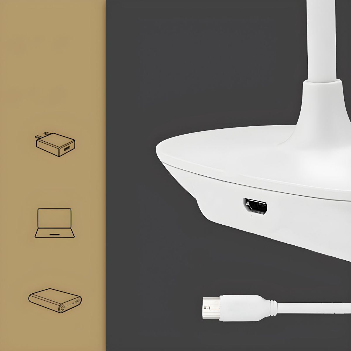 Tafellamp met Opvouwbaar LED Nordic Macaron Stijl | Elvoro