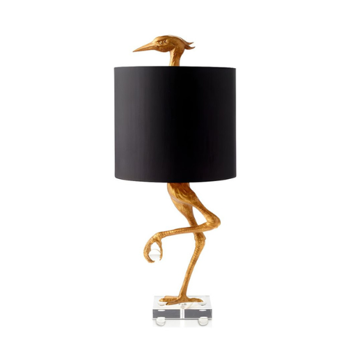 Tafellamp met Stoffen Kap Traditionele Stijl | Ostravo