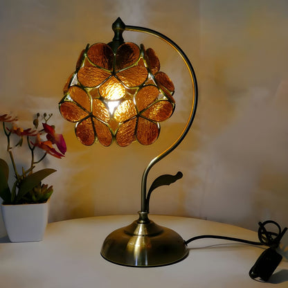 Tafellamp met Tiffany Glazen Koepel in Klassieke Stijl | Virelo